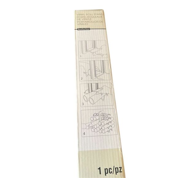 NEW Recollections Home Multi-Color Storage Rack Vinyl Roll Stand Organizer - Picture 5 of 5